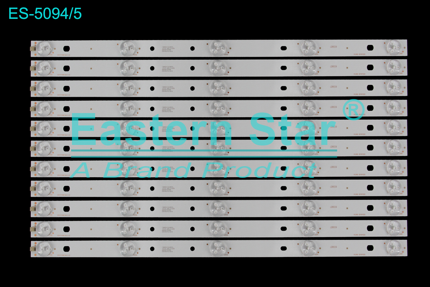ES-5094 LED TV Backlight use for 40" Polytron  ICR-P 40" 5X11 V3 LED BACKLIGHT STRIP(11)
