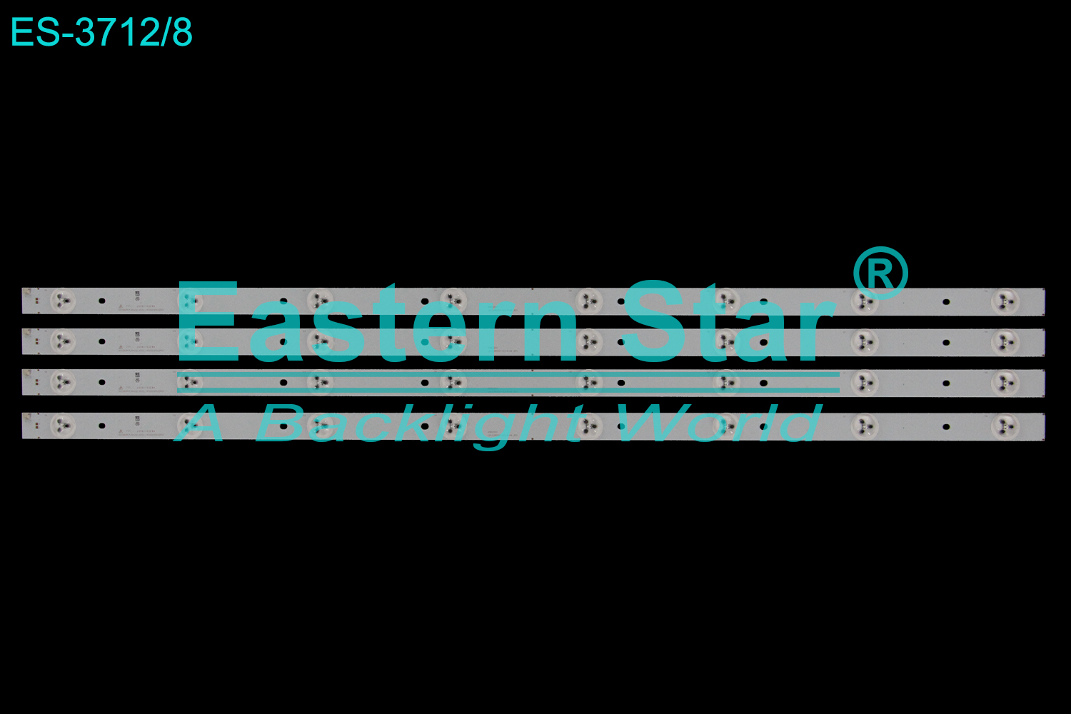 ES-3712 LED TV Backlight use for 39" LB-C390×14-E3-A-G1-SE1   3VJ390A17_Rev02_8LED_411010(39D2000) CH39L43A-V01  LED STRIP(4)