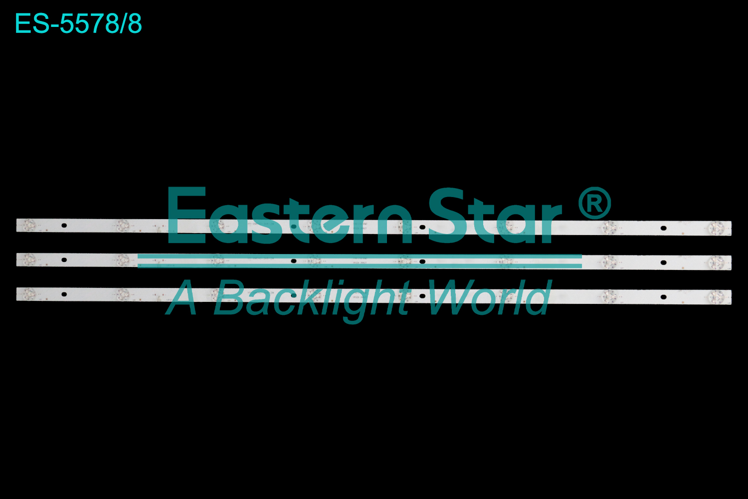 ES-5578 LED TV Backlight use for 43"  HY-XME43-3X8-2W LED BACKLIGHT STRIP(3)