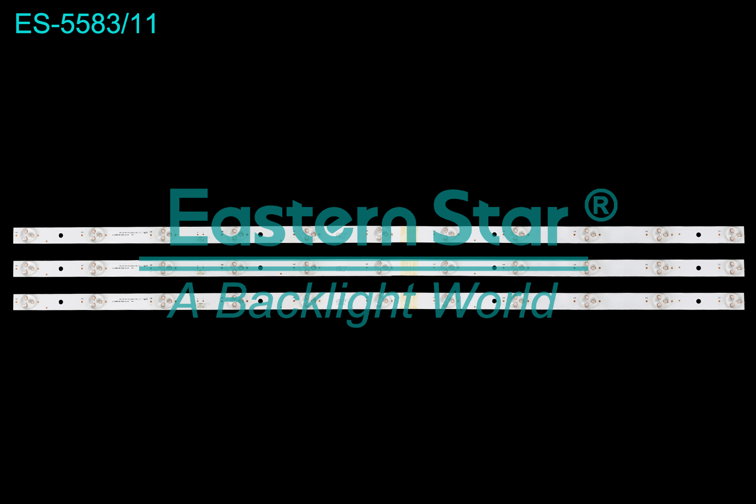ES-5583 LED TV Backlight use for 43"  JL.D430B1330-525AS-M_V01 3*11  LED BACKLIGHT STRIP(3)