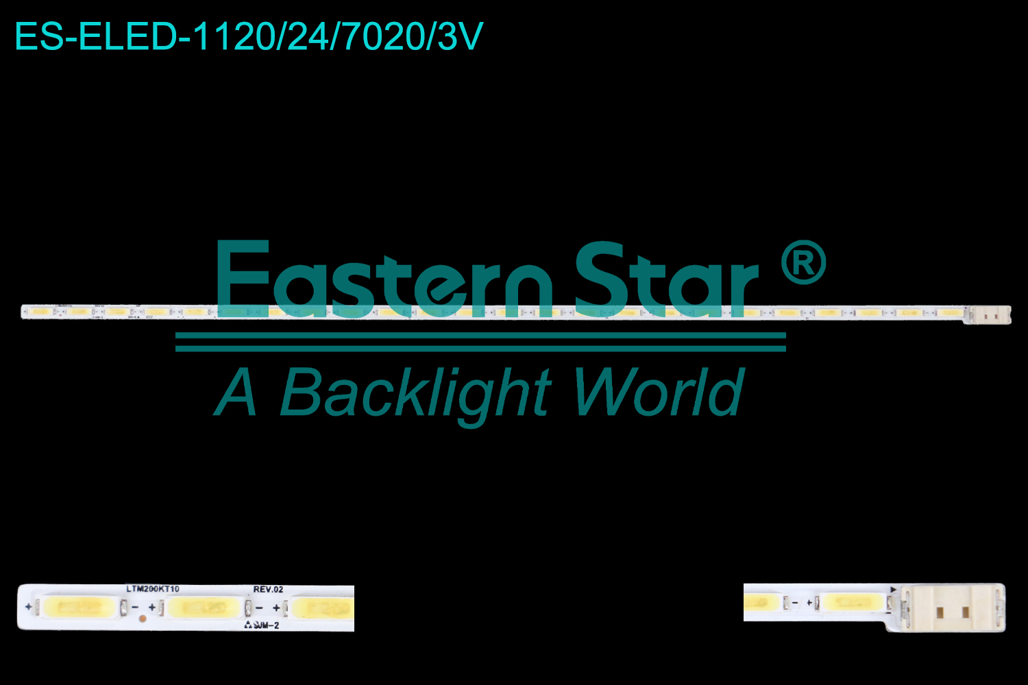 ES-ELED-1120 ELED/EDGE TV backlight use for 20'' Lenovo AIO 300-20ISH C340 LTM200KT10 REV.02 PLD-20D300 PLD-20D302 PLD-20D303 PLD-20D320 TM200KT12 LS2022wA  LED BACKLIGHT STRIP(1)