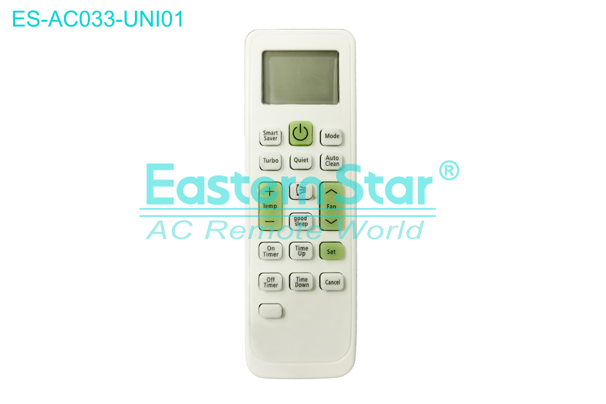 ES-AC033-UNI01 High Quality China Remote AC Remote for Samsung Air Conditioner Remote A/C 19 keys
