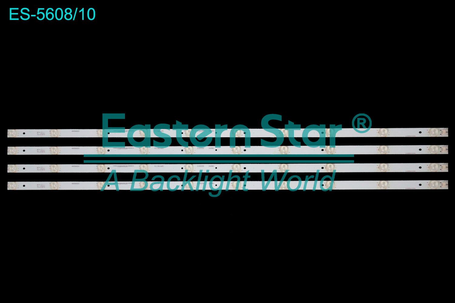 ES-5608 LED TV Backlight use for 43" Konka  LED43M60N LED43M60C LED43B647P C-HWBW43D560 M111BA1HW50 4643KA024 LED BACKLIGHT STRIP(4)