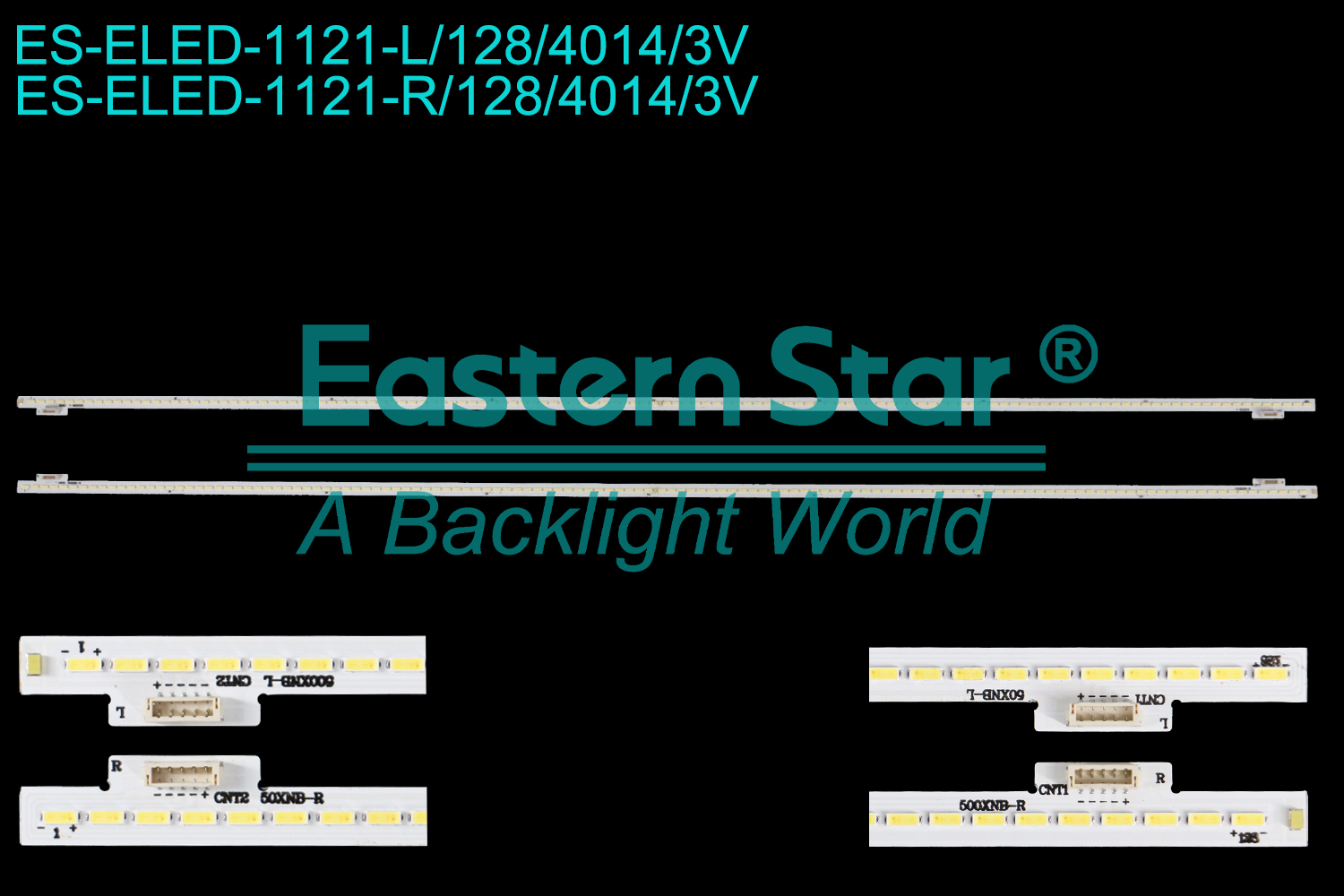 ES-ELED-1121 ELED/EDGE TV backlight use for 50'' Letv X50AIR、L5031N、X50Air4k、超3X50  500XNB-L、500XNB-R、50XNB-L、50XNB-R LED BACKLIGHT STRIP(2)