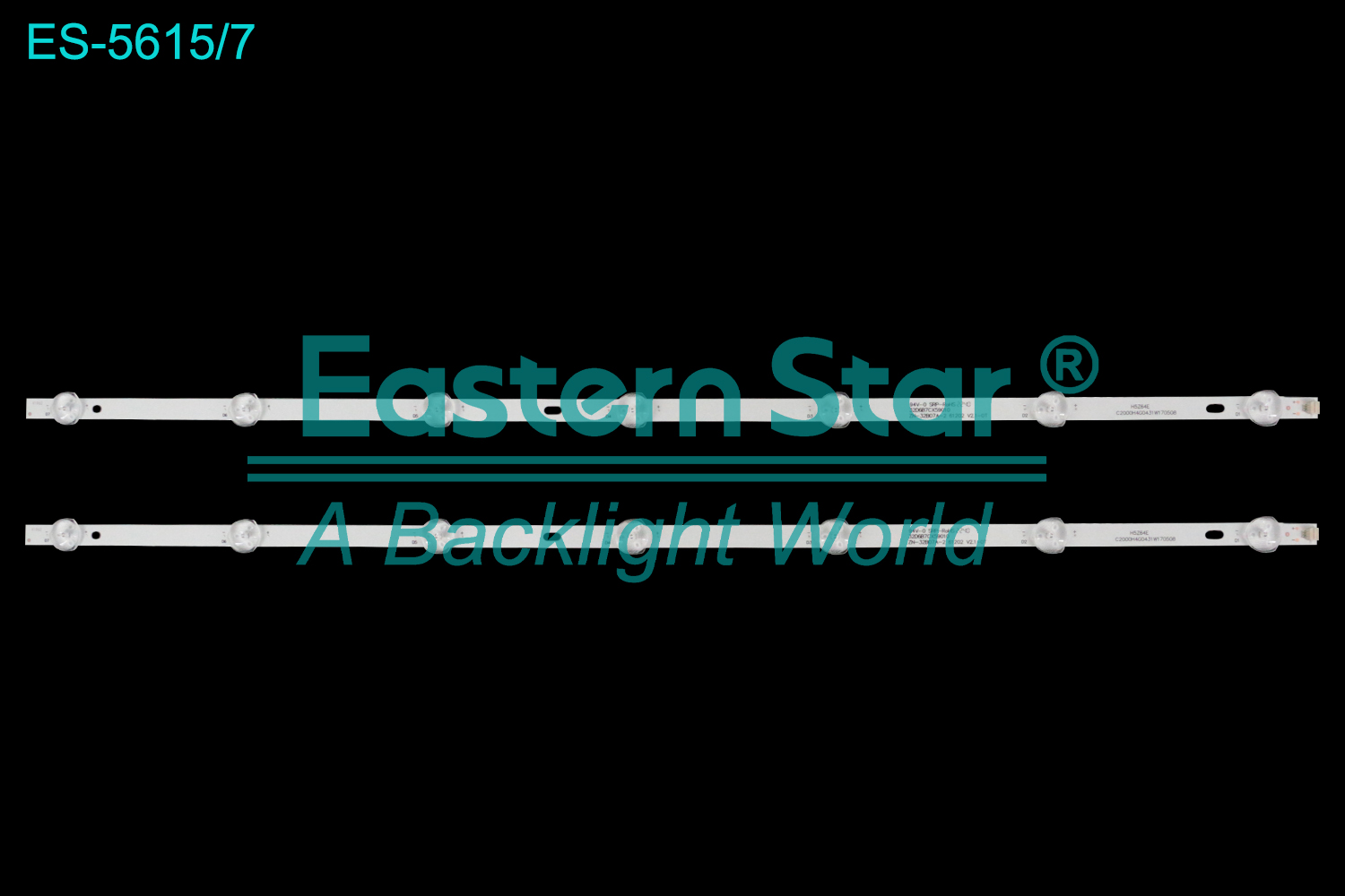 ES-5615 LED TV Backlight use for 32" Tcl LE32D59  ZN-32B07A-2 70822 61202 V2.1-0T 32D6B7CX59010 H5Z64E C2000H4G0431W170508  LED BACKLIGHT STRIP(2)