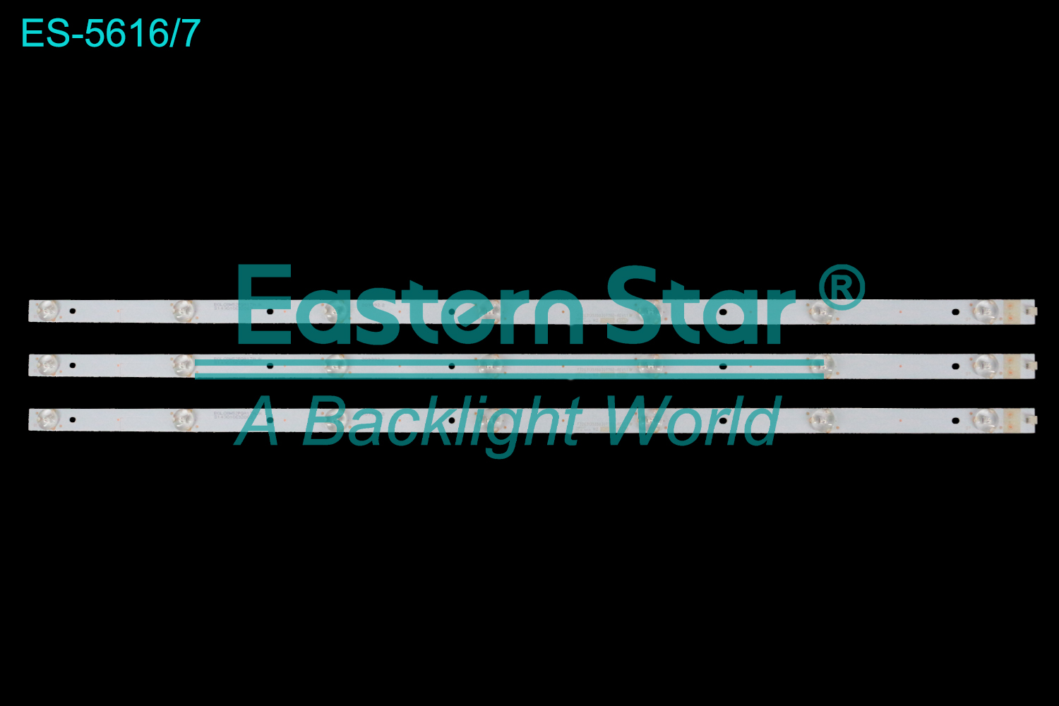 ES-5616 LED TV Backlight use for 32" Haier  LE32G310Z use for CRH-F32G313535030776D-REV1.1W B0L08H52PQA17AJK 8149010632063 209992-2 LED BACKLIGHT STRIP(3)