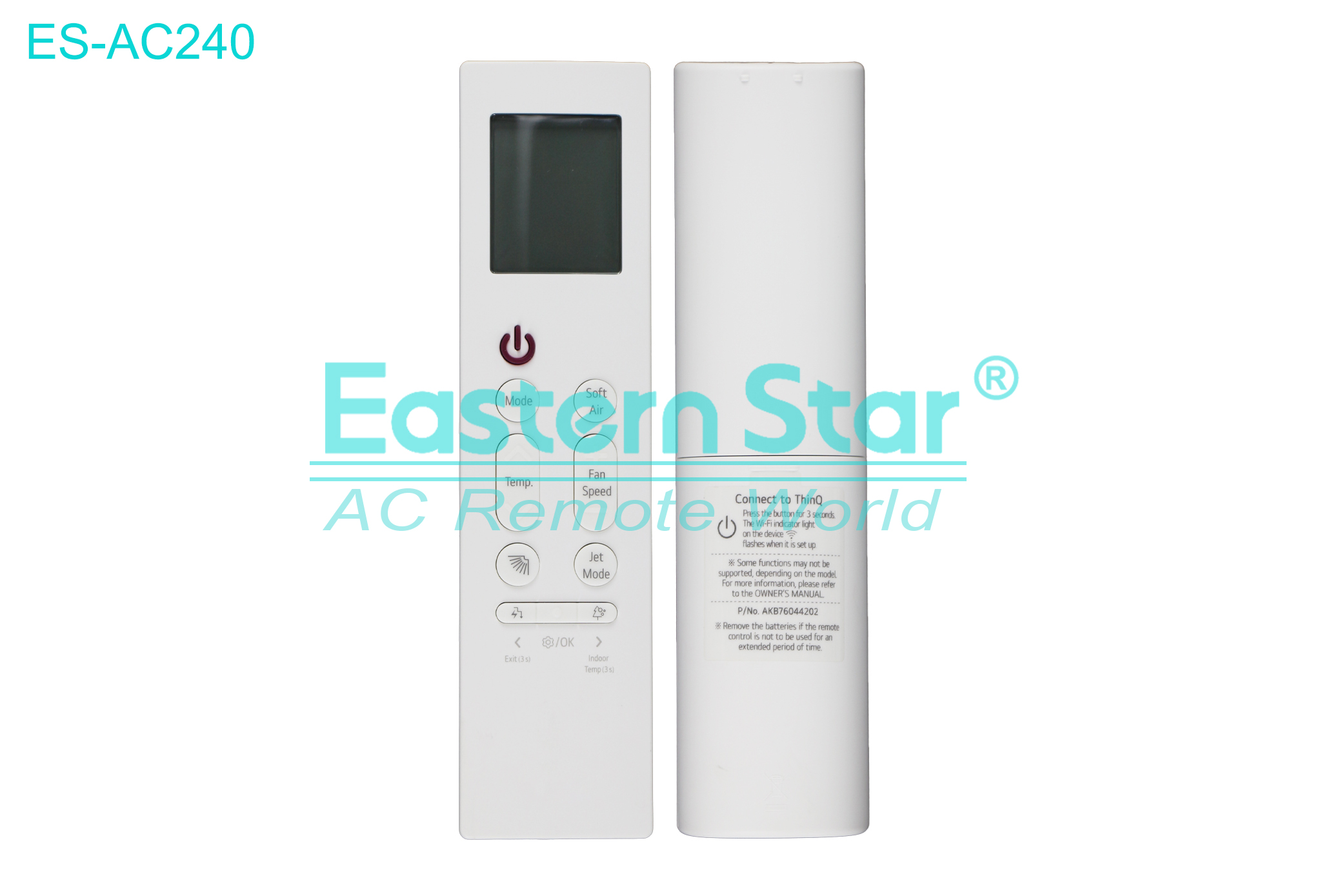 ES-AC240 High Quality China Remote AC Remote for Lg Air Conditioner Remote A/C 12 keys