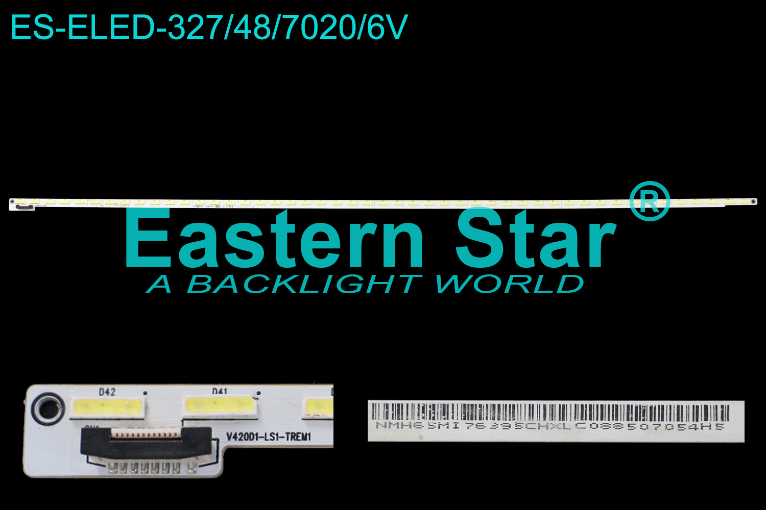 ES-ELED-327 ELED/EDGE TV backlight use for 42'' Skyworth LED42K680X3DU V420D1-LS1-TREM1 LED STRIPS(1)