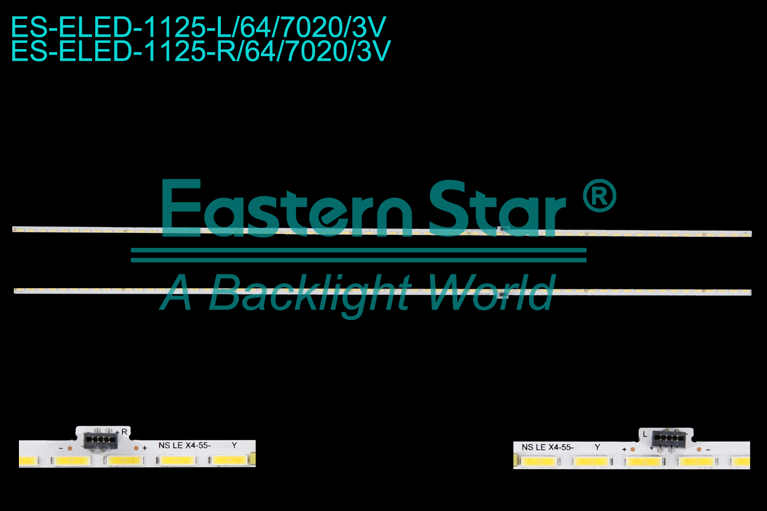ES-ELED-1125 ELED/EDGE TV backlight use for 55'' Letv  L554UCNN NS LE X4-55-AUO-Y  LED BACKLIGHT STRIP(2)