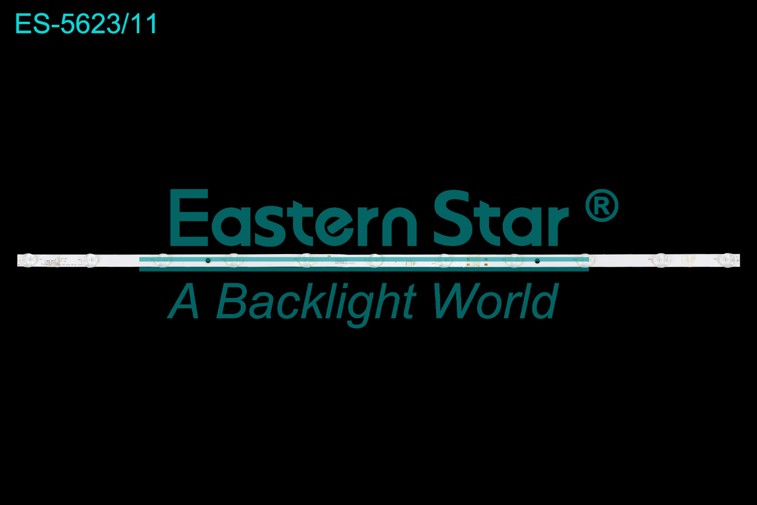 ES-5623 LED TV Backlight use for 43" DGKK43D11-ZC42AG-02D 2022-06-02 11S1P 303GK30002D   LED BACKLIGHT STRIP(/)