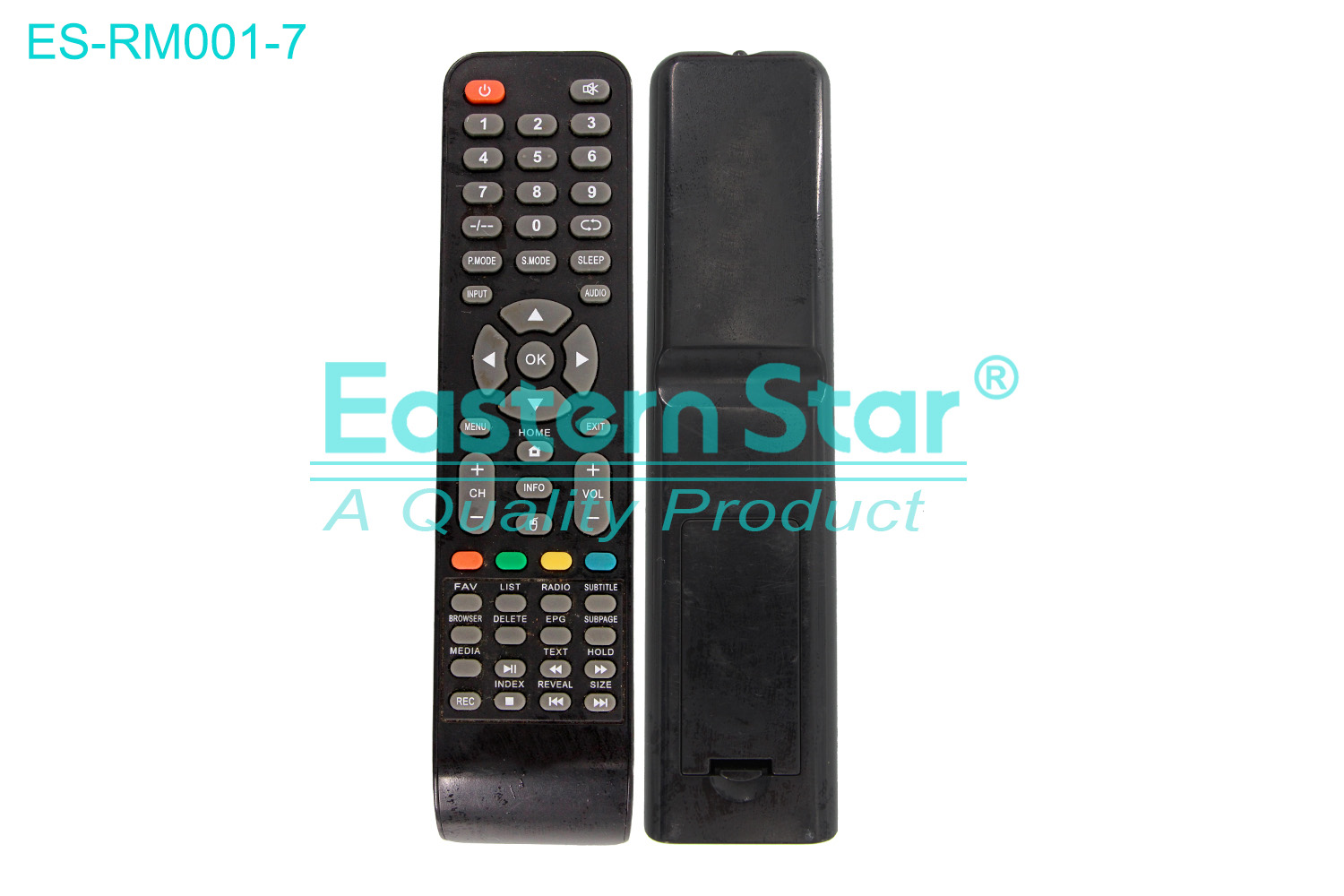 ES-RM001-7 Compatible for / Smart TV Remote Control R/M 53 Keys