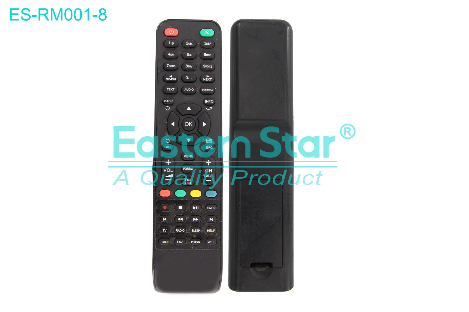 ES-RM001-8 Compatible for / Smart TV Remote Control R/M 53 Keys