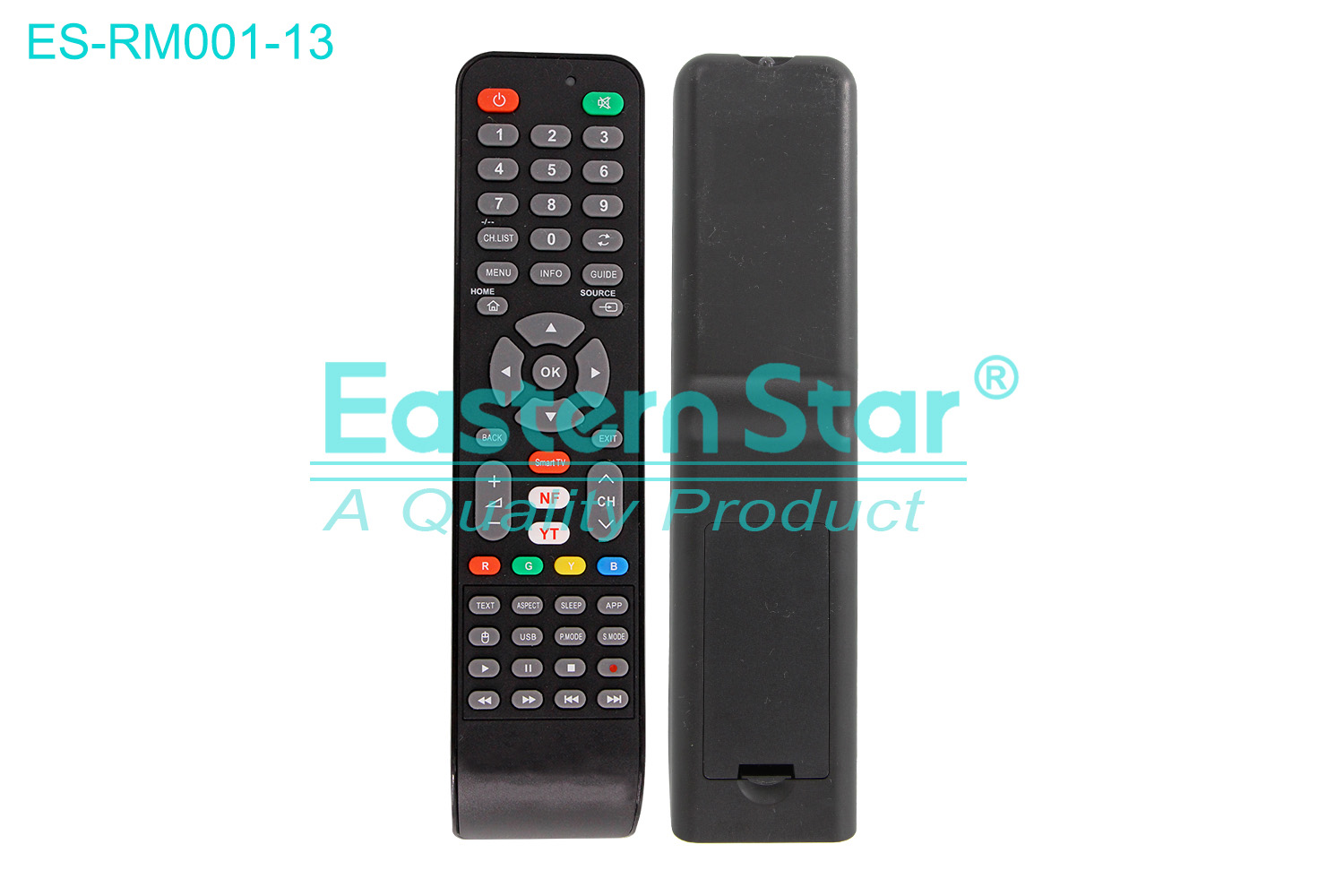 ES-RM001-13 Compatible for / Smart TV Remote Control R/M 53 Keys