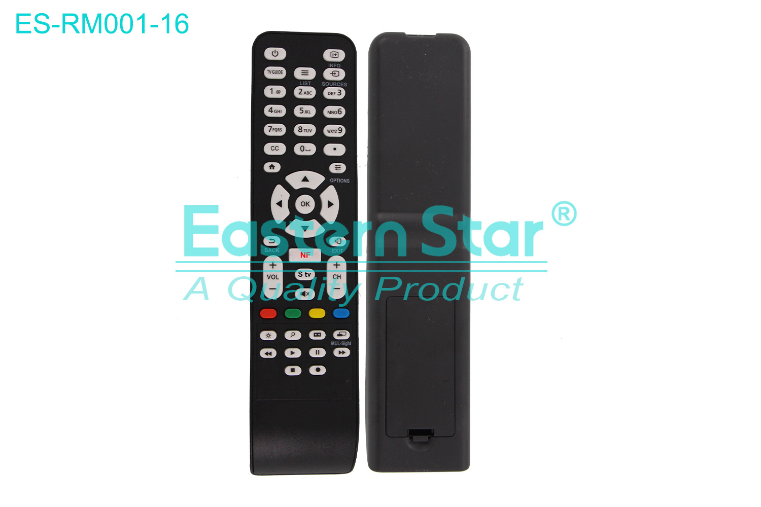 ES-RM001-16 Compatible for / Smart TV Remote Control R/M 47 Keys