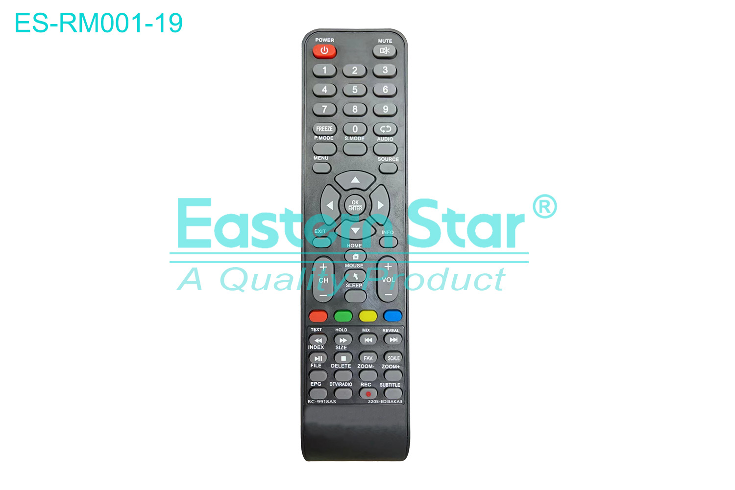 ES-RM001-19 Compatible for / Smart TV Remote Control R/M 53 Keys