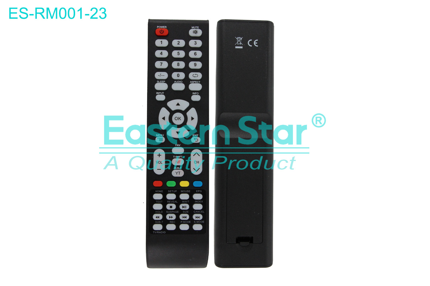 ES-RM001-23 Compatible for / Smart TV Remote Control R/M 53 Keys