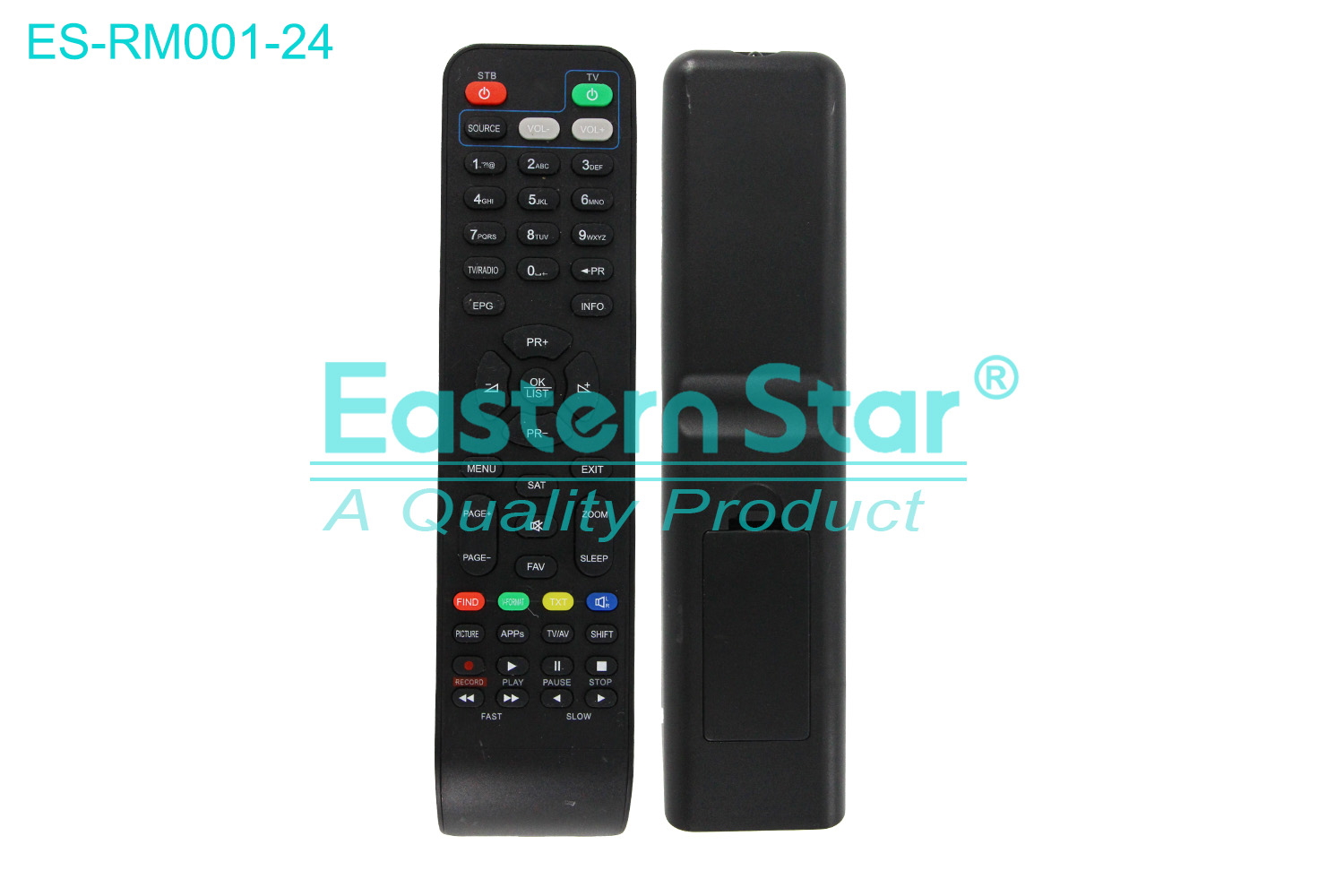 ES-RM001-24 Compatible for Next Smart TV Remote Control R/M 49 Keys