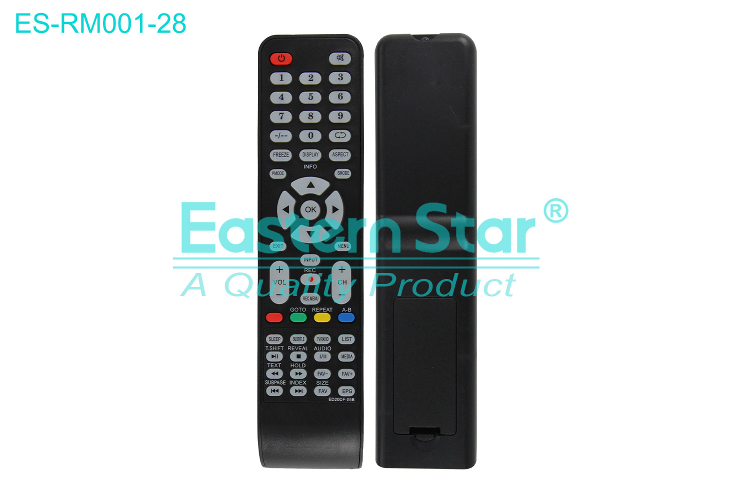 ES-RM001-28 Compatible for / Smart TV Remote Control R/M 53 Keys
