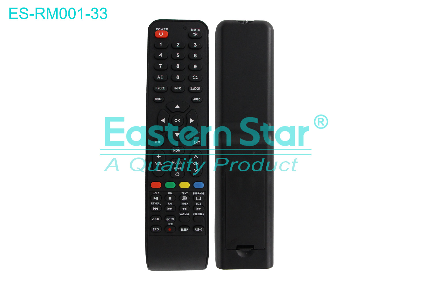 ES-RM001-33 Compatible for / Smart TV Remote Control R/M 53 Keys