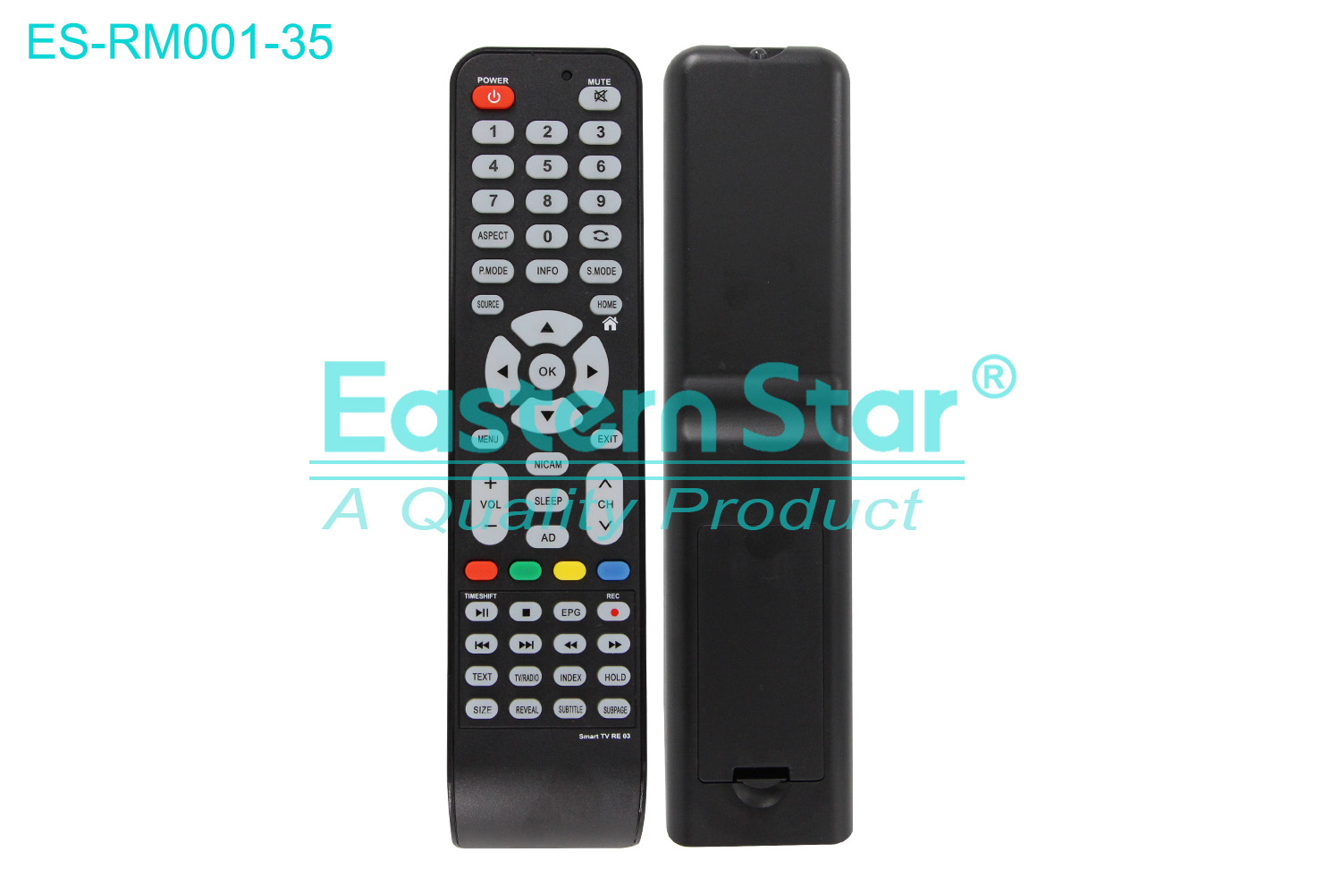 ES-RM001-35 Compatible for / Smart TV Remote Control R/M 53 Keys
