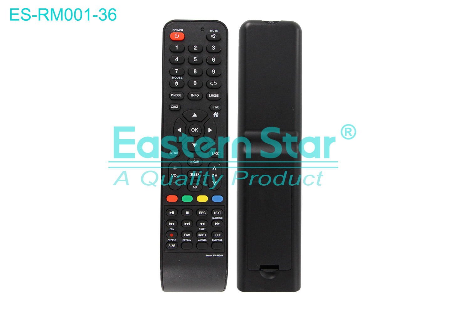 ES-RM001-36 Compatible for / Smart TV Remote Control R/M 53 Keys