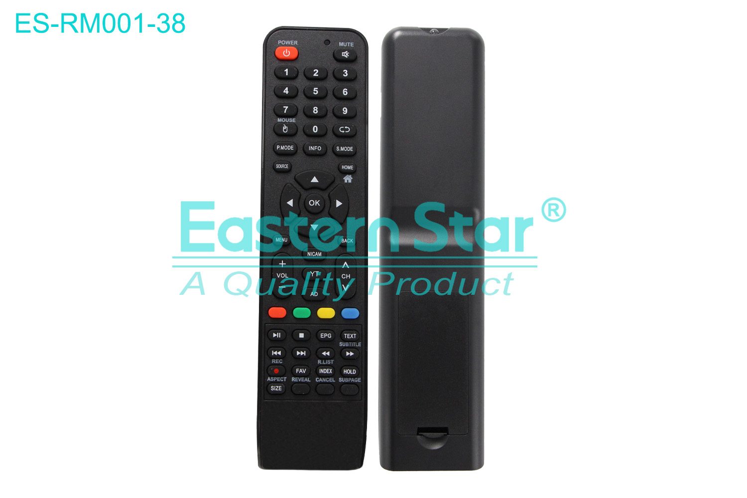 ES-RM001-38 Compatible for / Smart TV Remote Control R/M 53 Keys
