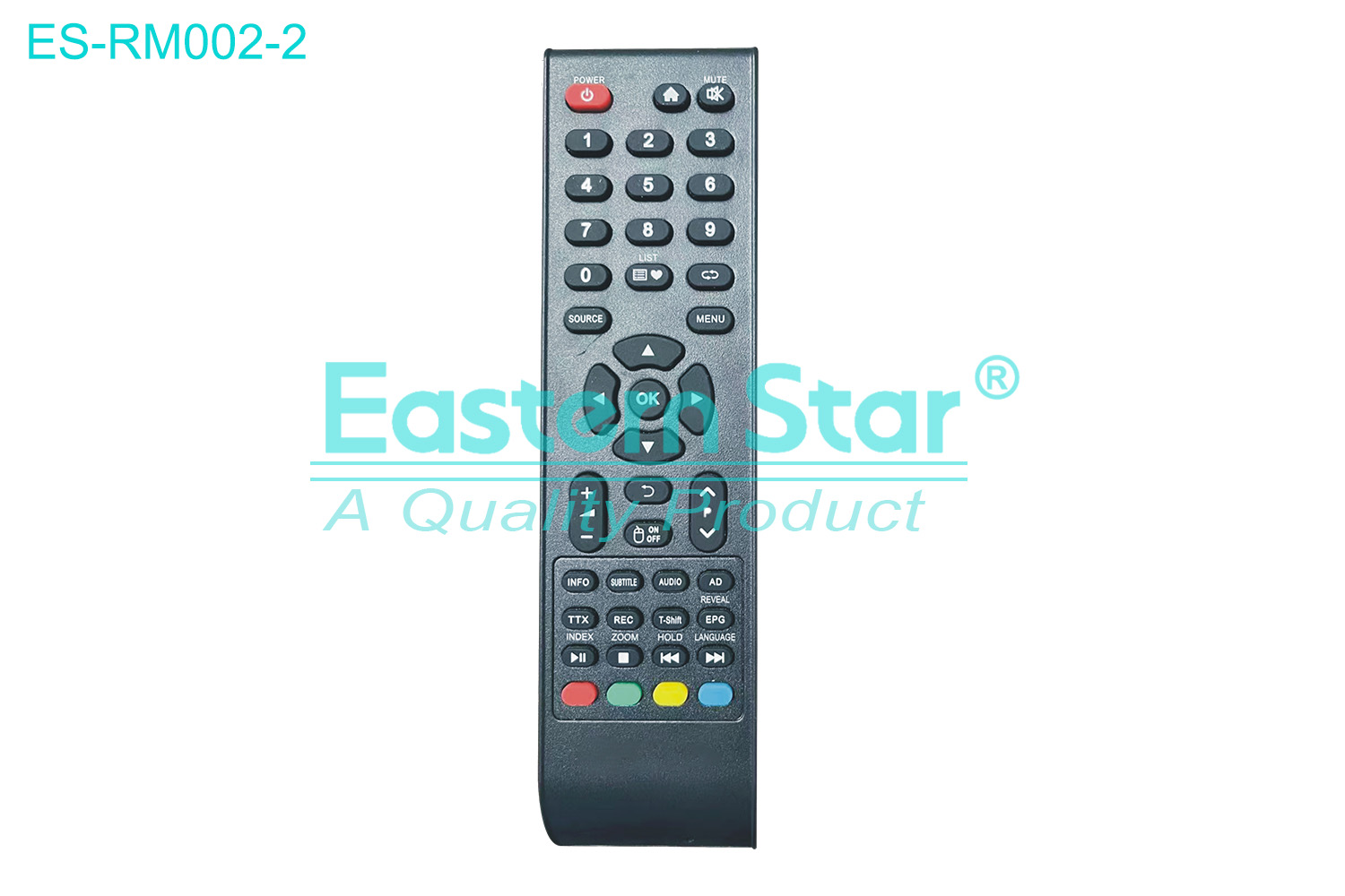 ES-RM002-2 Compatible for / Smart TV Remote Control R/M 44 Keys