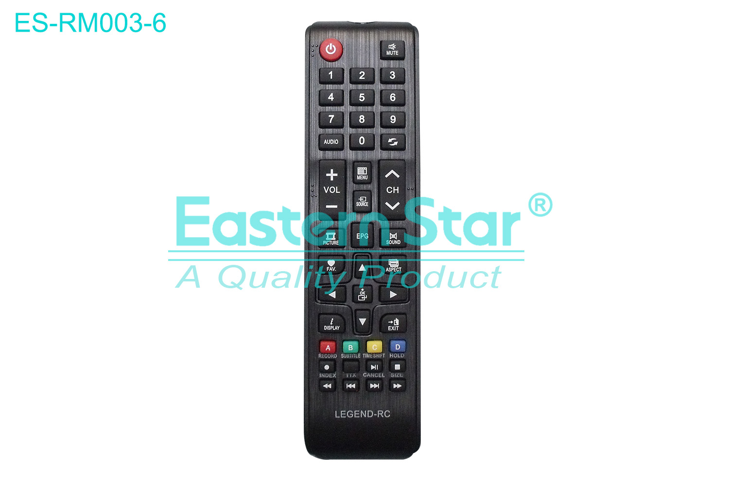 ES-RM003-6 Compatible for / Smart TV Remote Control R/M 44 Keys