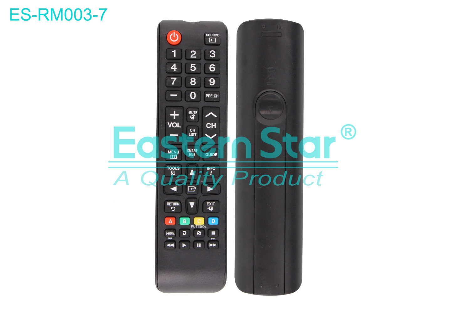 ES-RM003-7 Compatible for / Smart TV Remote Control R/M 44 Keys