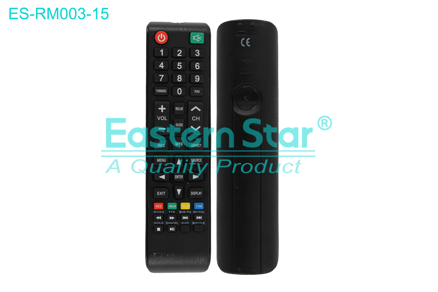 ES-RM003-15 Compatible for / Smart TV Remote Control R/M 44 Keys