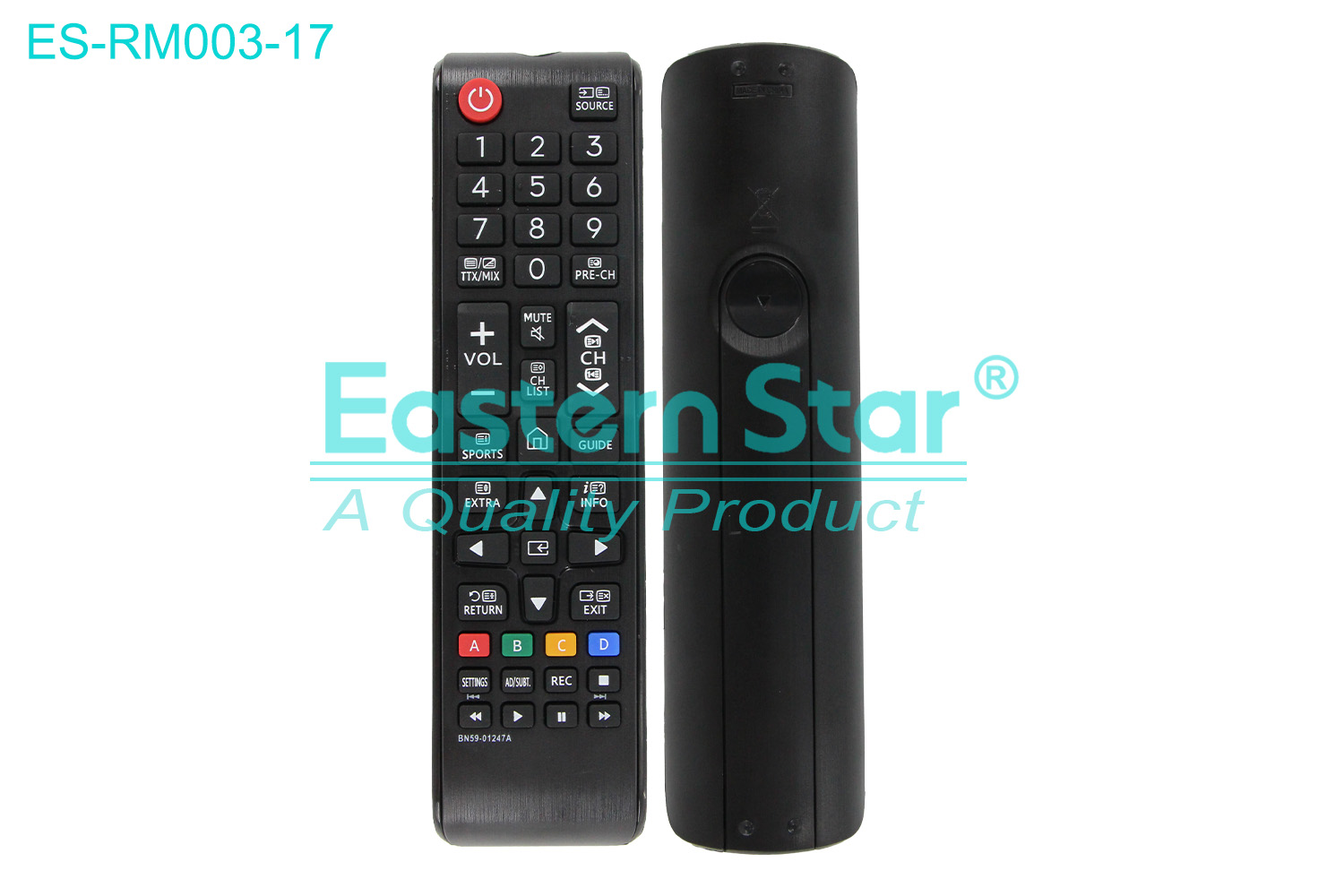 ES-RM003-17 Compatible for Samsung Smart TV Remote Control R/M 44 Keys
