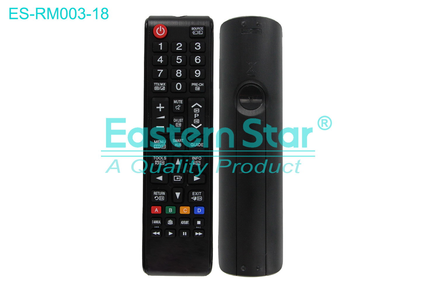 ES-RM003-18 Compatible for Samsung Smart TV Remote Control R/M 44 Keys