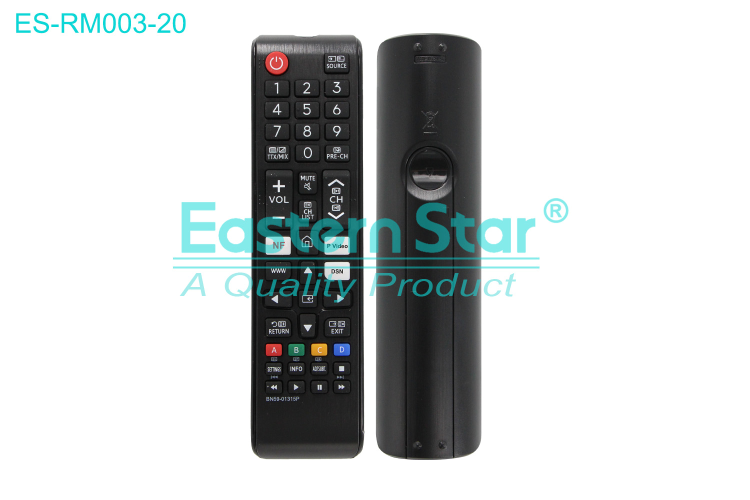 ES-RM003-20 Compatible for Samsung Smart TV Remote Control R/M 44 Keys