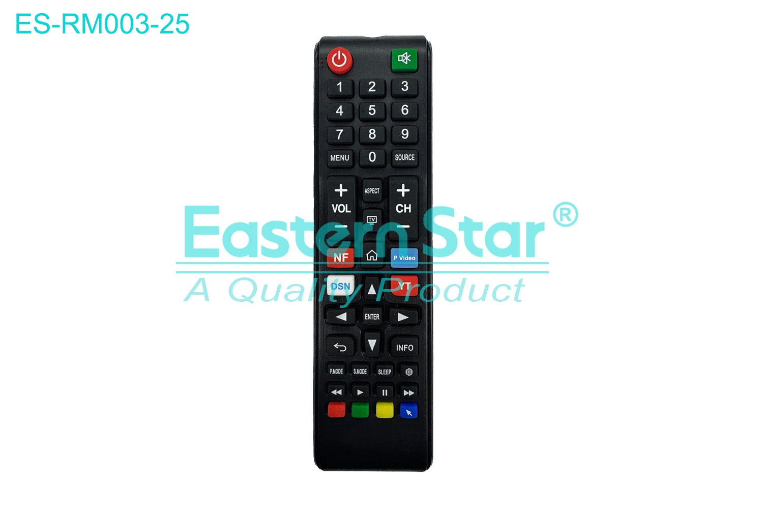 ES-RM003-25 Compatible for Samsung Smart TV Remote Control R/M 44 Keys