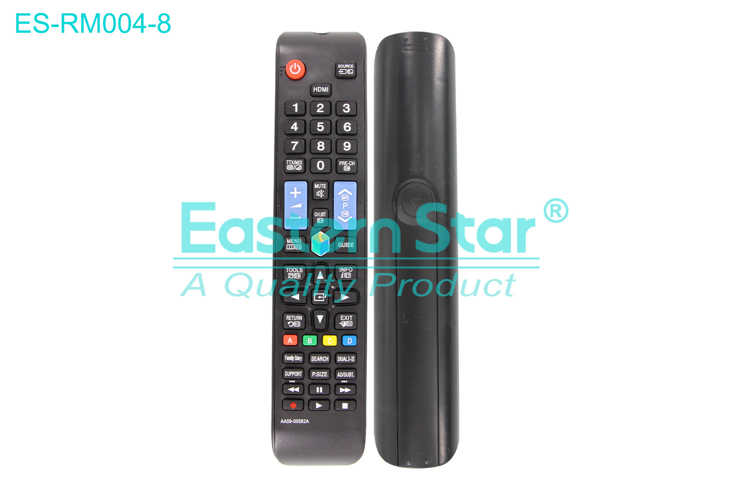 ES-RM004-8 Compatible for / Smart TV Remote Control R/M 49 Keys