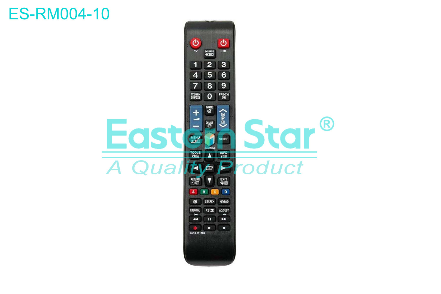 ES-RM004-10 Compatible for / Smart TV Remote Control R/M 49 Keys