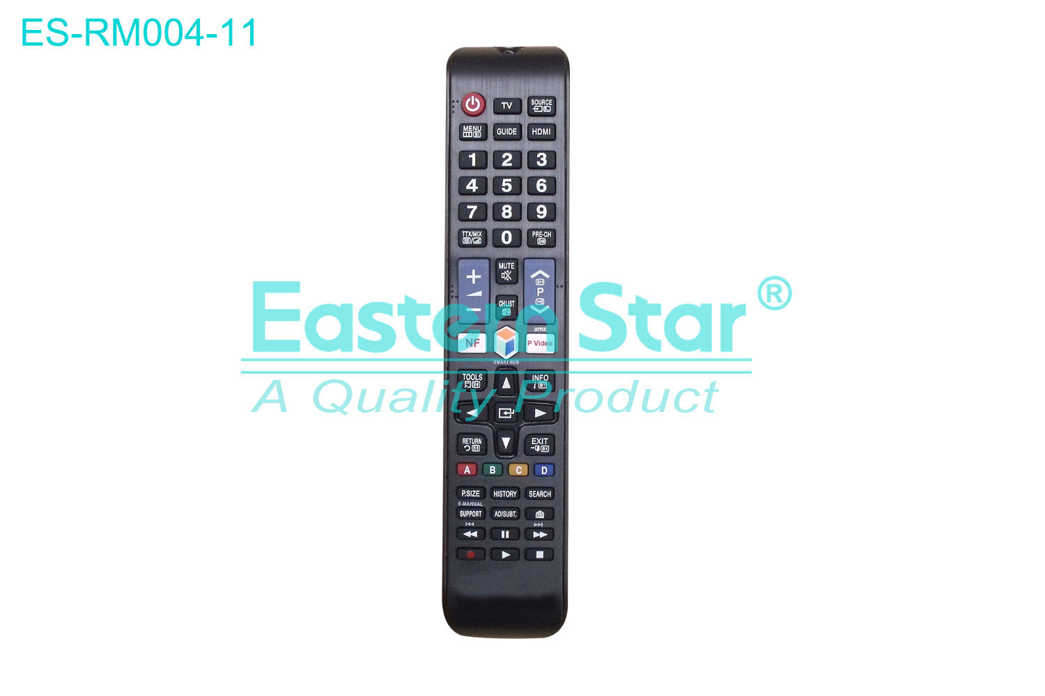 ES-RM004-11 Compatible for / Smart TV Remote Control R/M 52 Keys