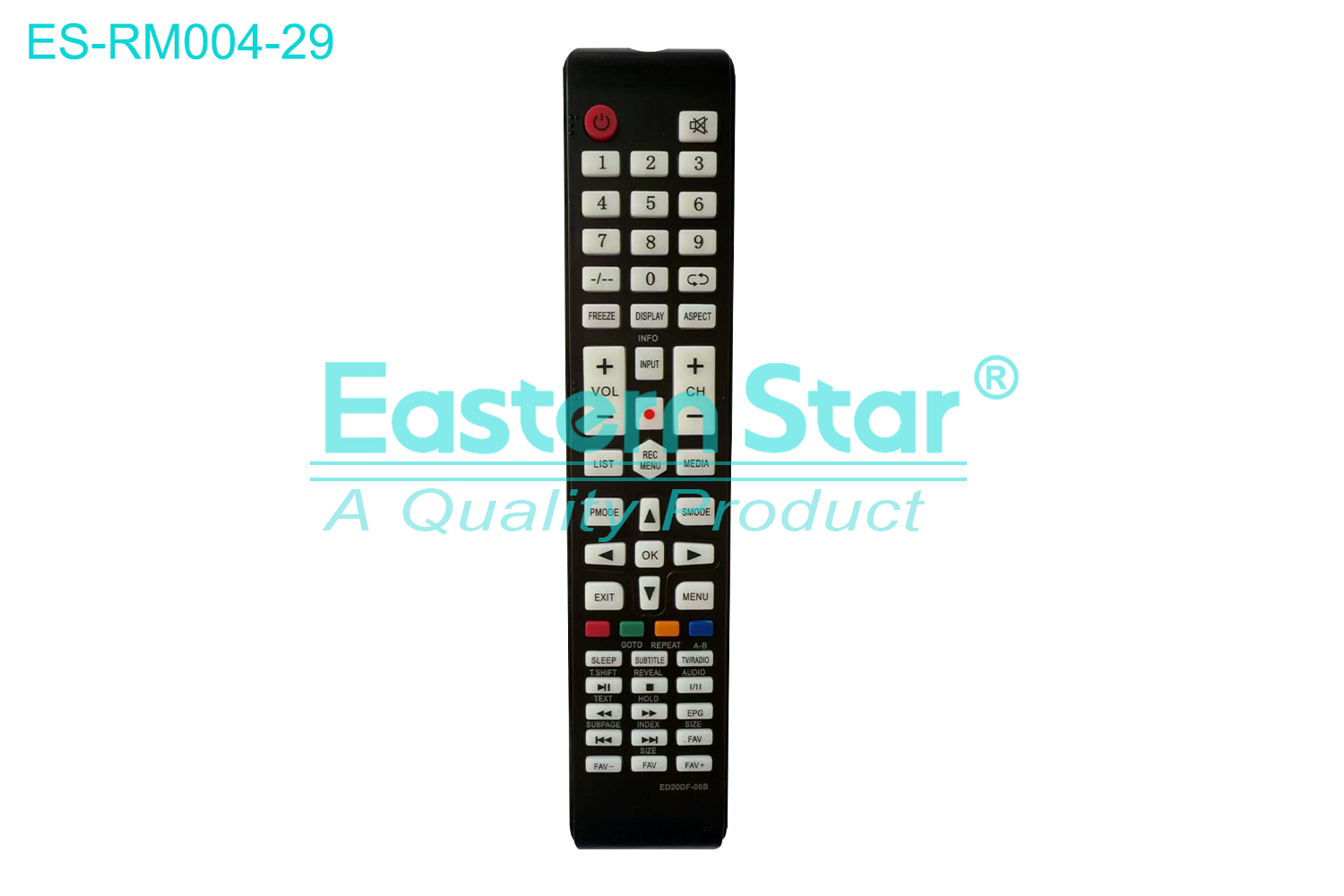 ES-RM004-29 Compatible for / Smart TV Remote Control R/M 54 Keys