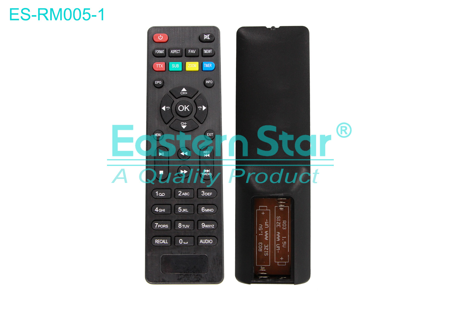 ES-RM005-1 Compatible for / Smart TV Remote Control R/M 37 Keys
