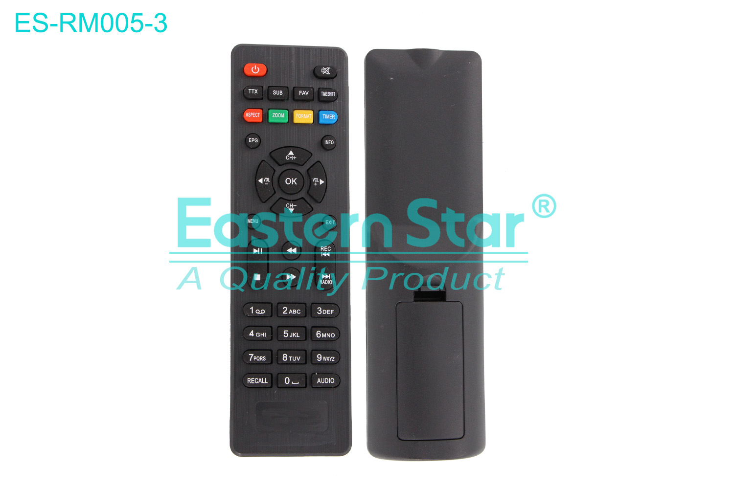 ES-RM005-3 Compatible for / Smart TV Remote Control R/M 37 Keys