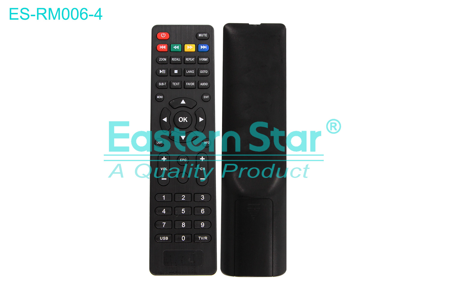 ES-RM006-4 Compatible for / Smart TV Remote Control R/M 45 Keys