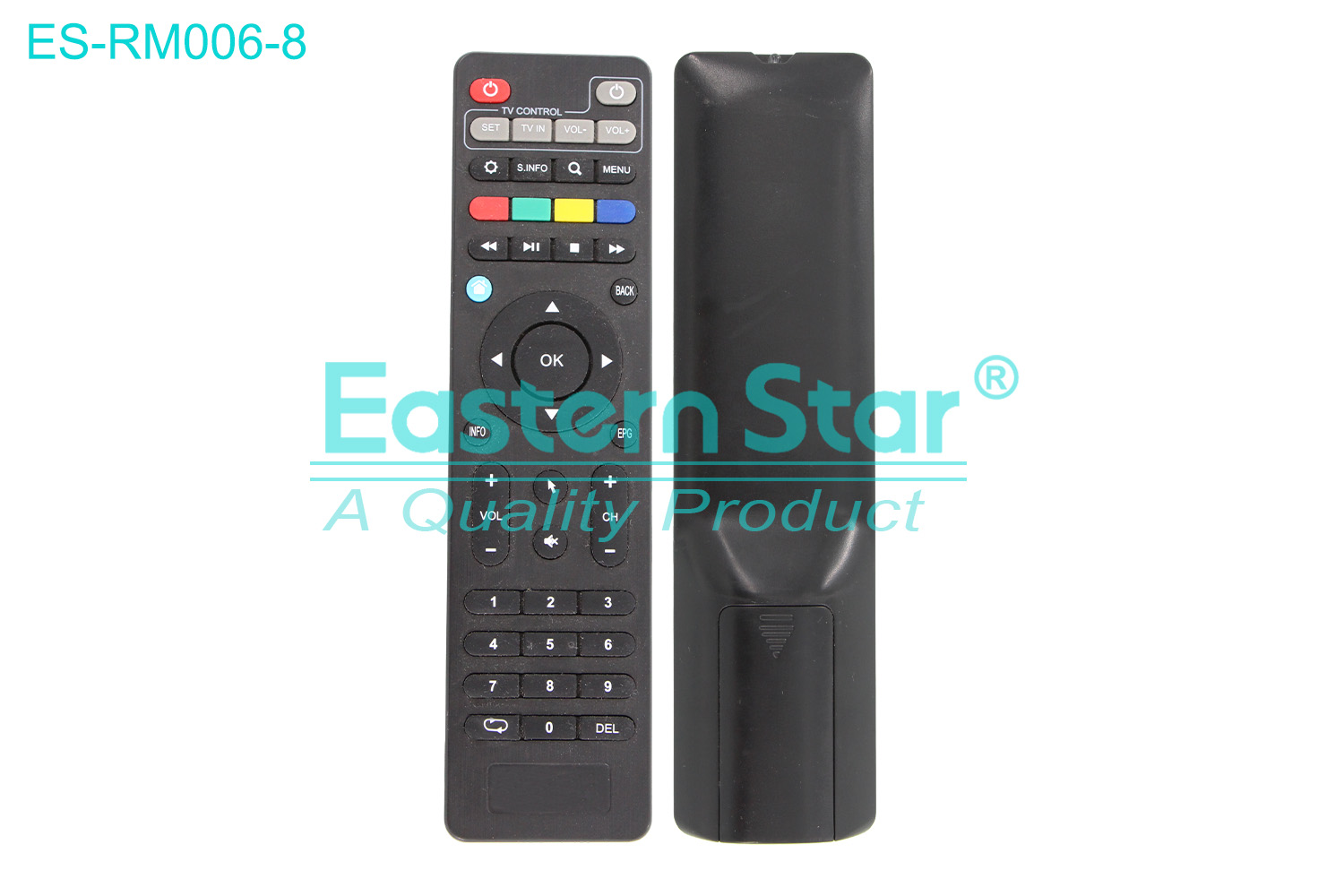 ES-RM006-8 Compatible for / Smart TV Remote Control R/M 45 Keys