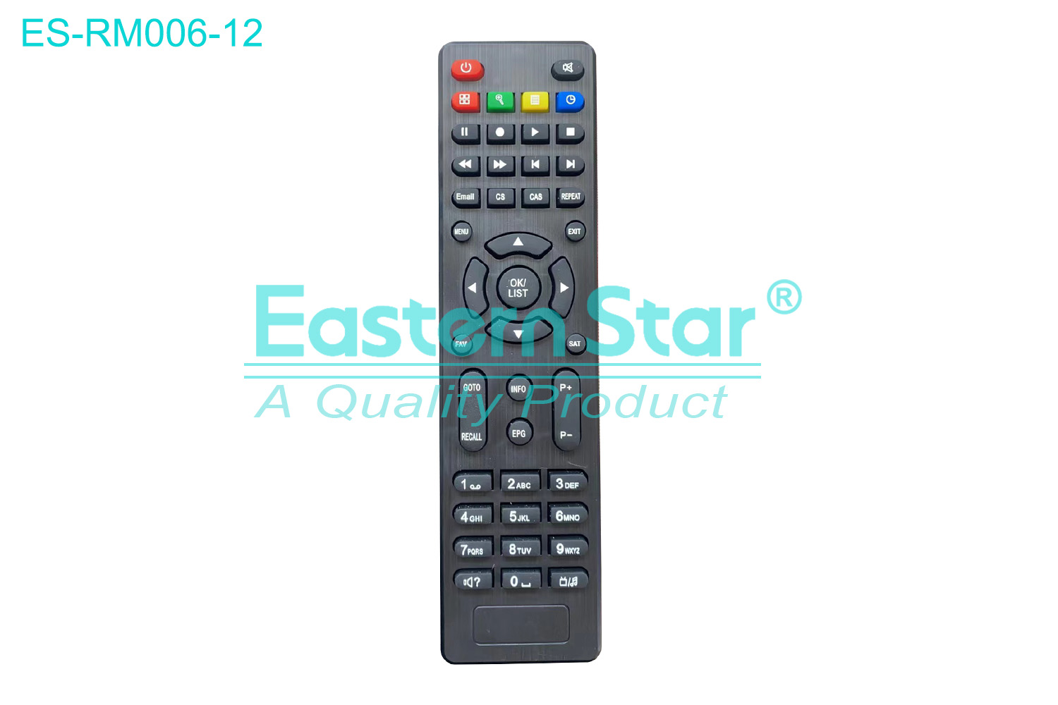 ES-RM006-12 Compatible for / Smart TV Remote Control R/M 45 Keys