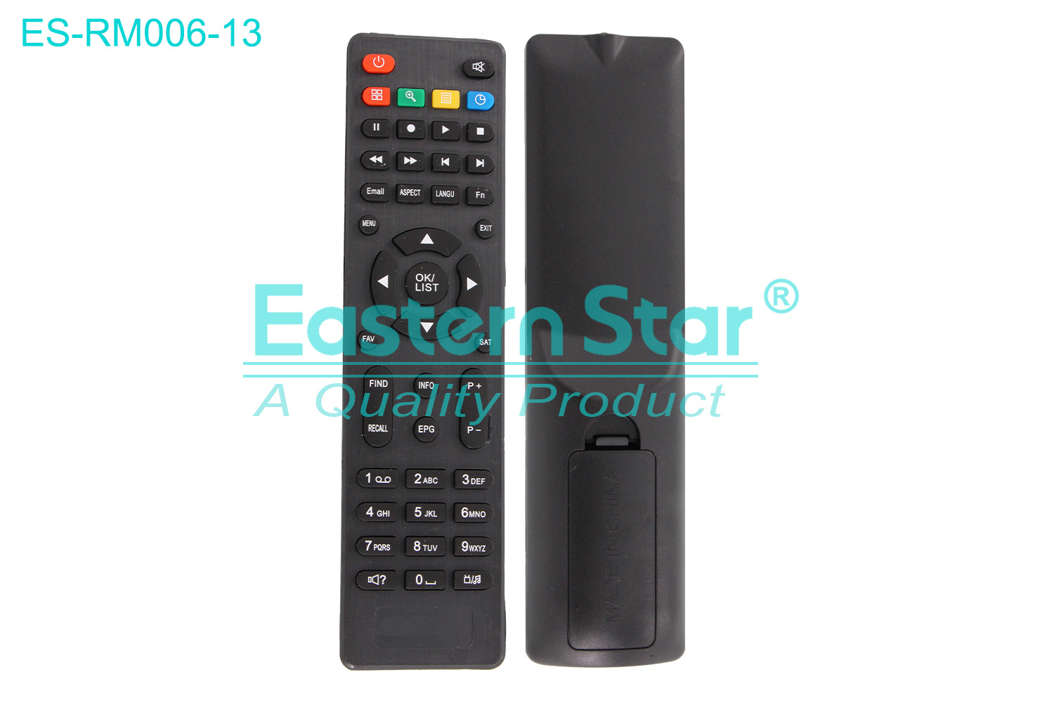 ES-RM006-13 Compatible for / Smart TV Remote Control R/M 45 Keys