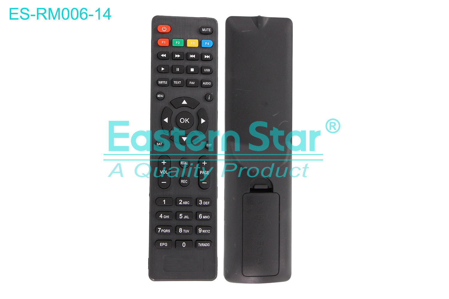 ES-RM006-14 Compatible for / Smart TV Remote Control R/M 45 Keys