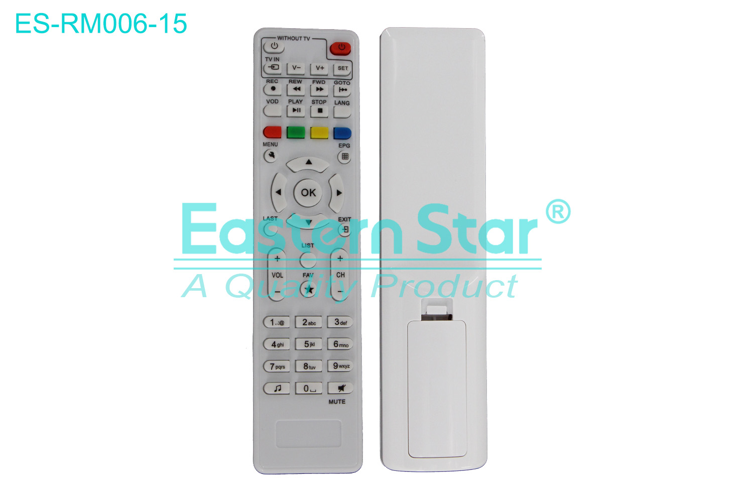 ES-RM006-15 Compatible for / Smart TV Remote Control R/M 45 Keys
