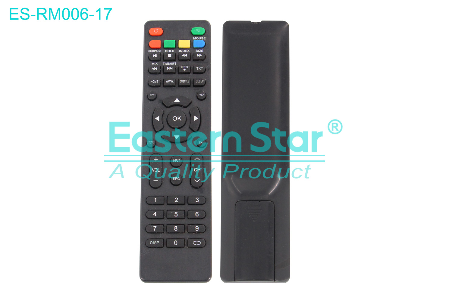 ES-RM006-17 Compatible for / Smart TV Remote Control R/M 45 Keys