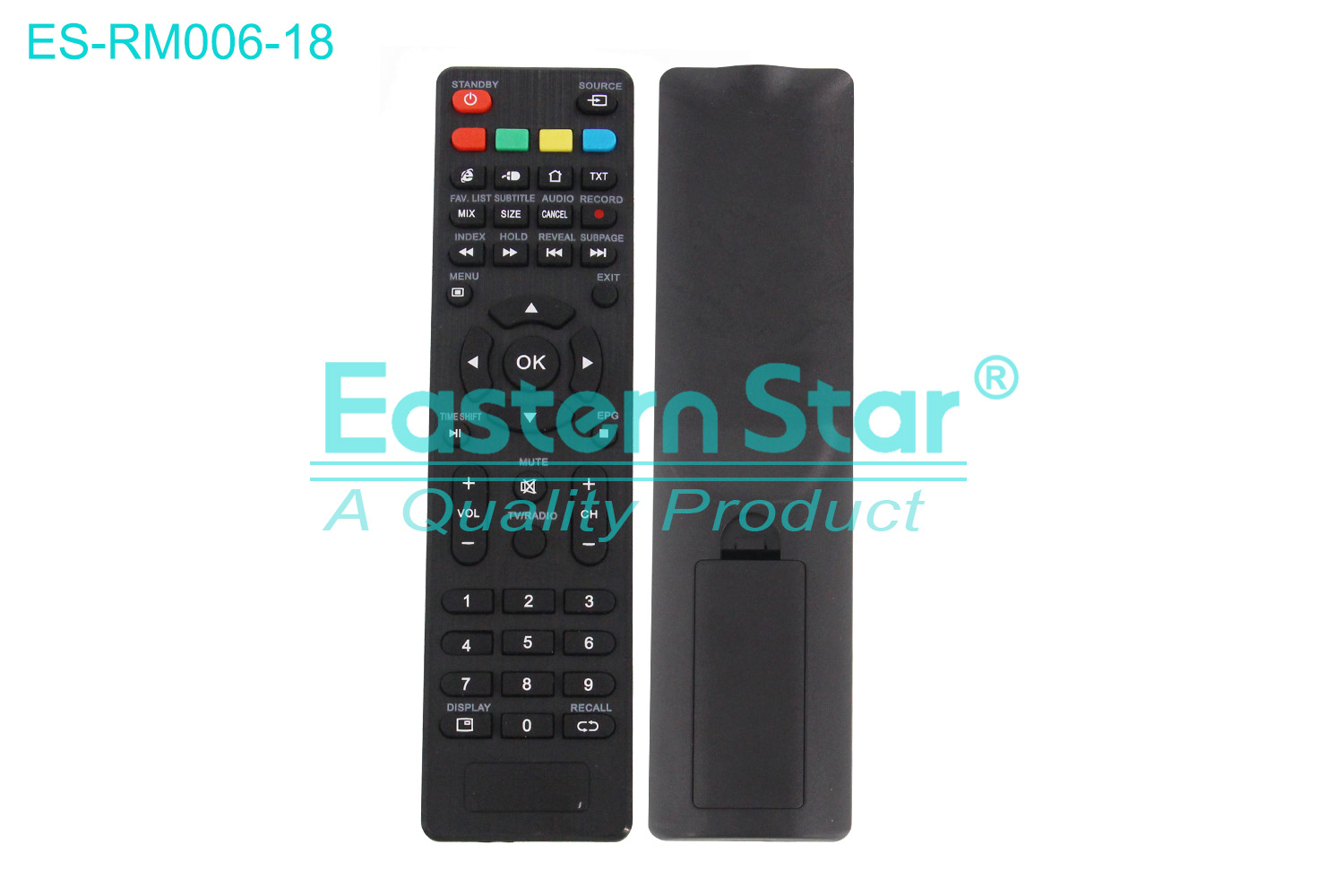 ES-RM006-18 Compatible for / Smart TV Remote Control R/M 45 Keys