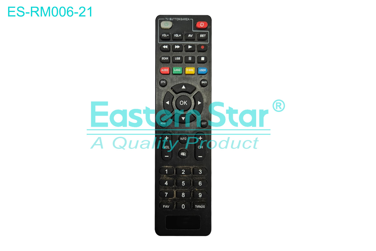 ES-RM006-21 Compatible for / Smart TV Remote Control R/M 45 Keys
