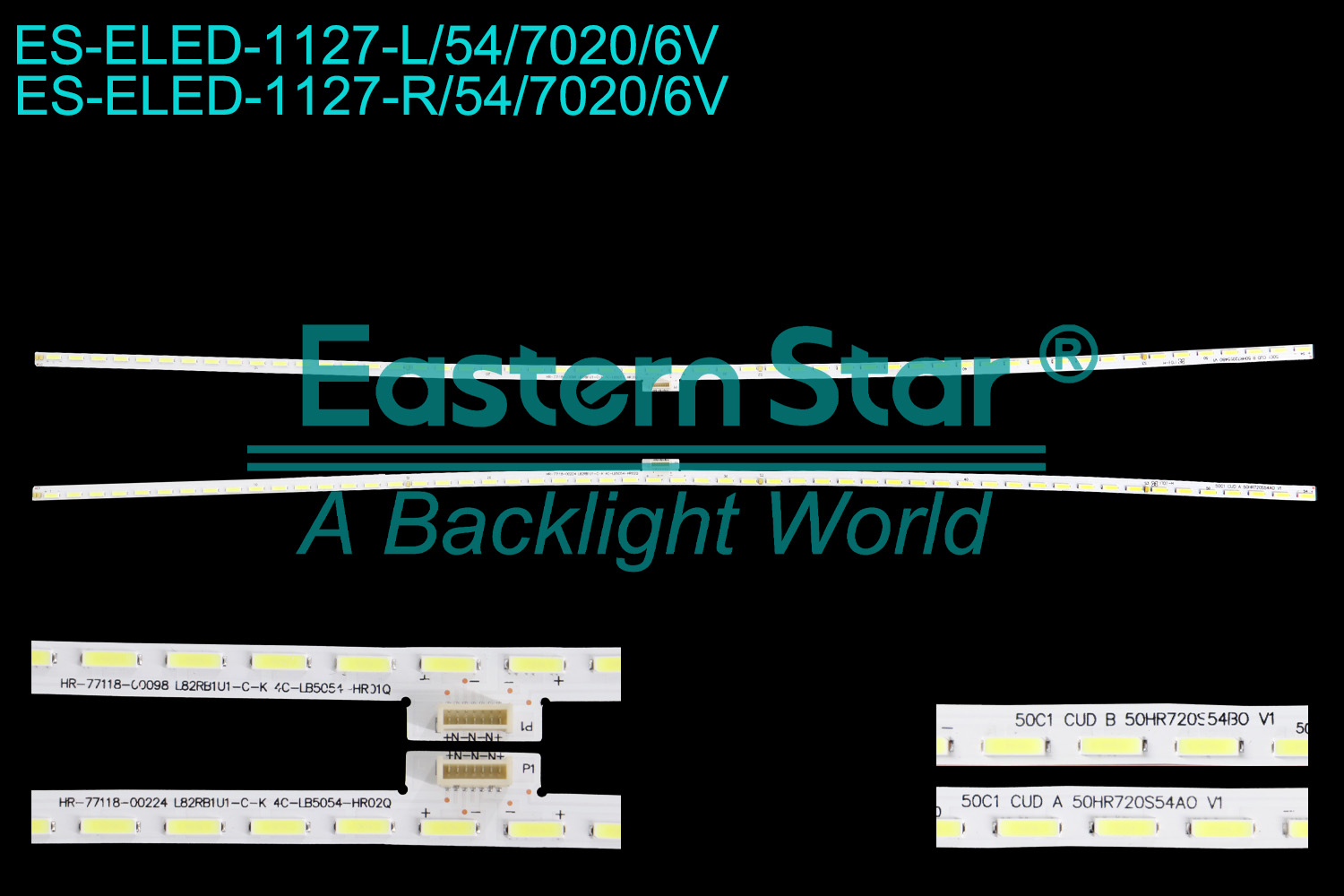 ES-ELED-1127 ELED/EDGE TV backlight use for 50'' Tcl  L50C1-CUD 4C-LB5054-HR02Q 4C-LB5054-HR01Q 50HR720S54BO 50HR720S54AO LED BACKLIGHT STRIP(2)